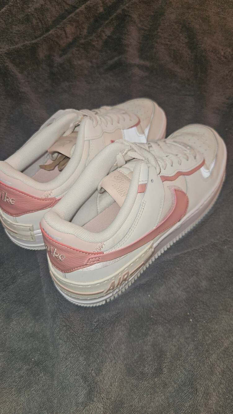 Nike Air Force 1 Shadow Phantom/Pink Oxford Women's Sneakers DZ1847-001 - Picture 5 of 7